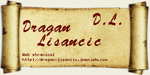 Dragan Lišančić vizit kartica
